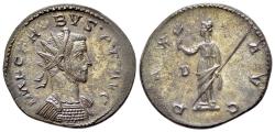 Ancient Coins - Probus (276-282). Radiate. Lugdunum, AD 282. R/ PAX