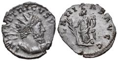 Ancient Coins - Tetricus I (271-274 AD). Æ Radiate / Antoninianus. Treveri, AD 273. R/ HILARITAS