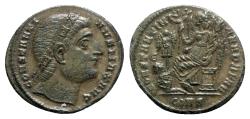 Ancient Coins - Constantine I (307/310-337). Æ Follis - Constantinople - R/ Victory