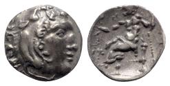 Ancient Coins - Celtic, Eastern Europe, c. 3rd century BC. AR Drachm - Imitating Alexander III of Macedon, Chios mint