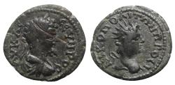 Ancient Coins - Septimius Severus (193-211). Moesia Inferior, Nicopolis ad Istrum. Æ - R/ Helios