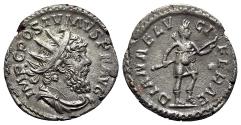 Ancient Coins - Postumus (260-269). AR Antoninianus - Treveri - R/ Diana