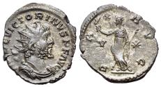 Ancient Coins - Victorinus (Romano-Gallic Emperor, AD 269-271). BI Antoninianus. Treveri (Trier) mint. R/