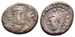 Ancient Coins - Kings of Elymais, Orodes IV (c. AD 150-200). Æ Drachm.  R/ Female bust