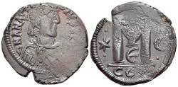 Ancient Coins - Anastasius I (AD 491-518). Æ 40 Nummi - Follis. Constantinople, c. 498-518.