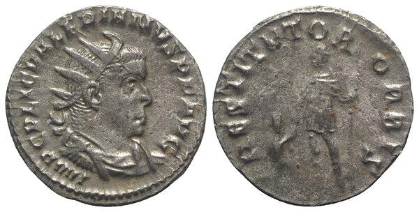 Ancient Coins - Valerian I (253-260). AR Antoninianus. Rome, 256-7.