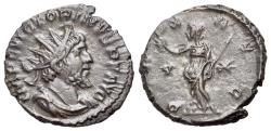 Ancient Coins - Victorinus (Romano-Gallic Emperor, AD 269-271). BI Antoninianus. Treveri (Trier) mint. R/ PAX