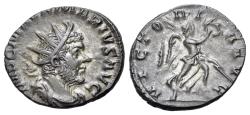 Ancient Coins - Marius (Romano-Gallic Emperor, AD 269). BI Antoninianus. Colonia Agrippinensis (Cologne) mint. 1st emission, circa spring AD 269. R/ VICTORY
