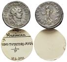 Ancient Coins - Maximianus (first reign, AD 286-305). BI Radiate. Lugdunum, 289. R/ IOVI TVTATORI  Jupiter