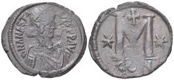 Ancient Coins - Anastasius I (491-518). Æ 40 Nummi - Follis. Constantinople, 498-518.