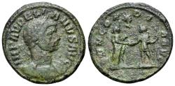 Ancient Coins - Aurelian (AD 270-275). Æ As. Rome, AD 275.  R/ Severina and Aurelian