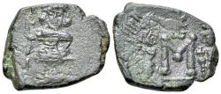Ancient Coins - Constantine IV (668-685). Æ 40 Nummi - Follis. Syracuse, 672-7.