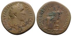 Ancient Coins - Antoninus Pius (138-161). Æ Sestertius - R/ Indulgentia