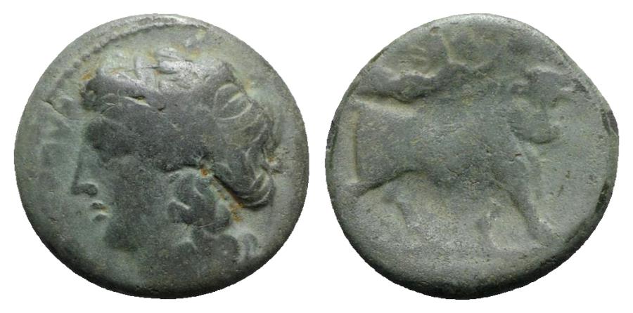 Italy Northern Campania Compulteria C 265 240 Ae 18mm R Man Headed Bull