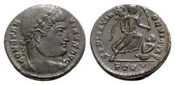 Ancient Coins - Constantine I (307/310-337). Æ Follis - Treveri - R/ Victory