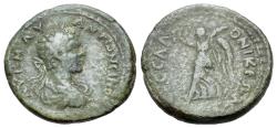 Ancient Coins - Caracalla (198-217). Macedon. Thessalonica. Æ 27mm R/ NIKE