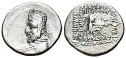Ancient Coins - KINGS of PARTHIA. Mithradates III. 87-80 BC. AR Drachm. Ekbatana mint. R/ Archer (Arsakes I) seated