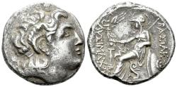 Ancient Coins - Kings of Thrace, Lysimachus (323-281 BC) AR Tetradrachm. Pergamum, circa 287-282.
