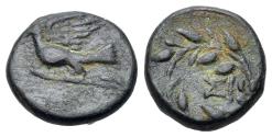 Ancient Coins - SIKYONIA. Sikyon. (Circa 196-149 BC). AE 14mm. Dove flying