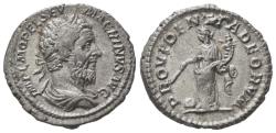 Ancient Coins - Macrinus (217-218). AR Denarius. Rome, AD 218. R/ Providentia