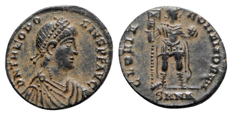 Theodosius I (379-395). Æ - Nicomedia | Roman Imperial Coins