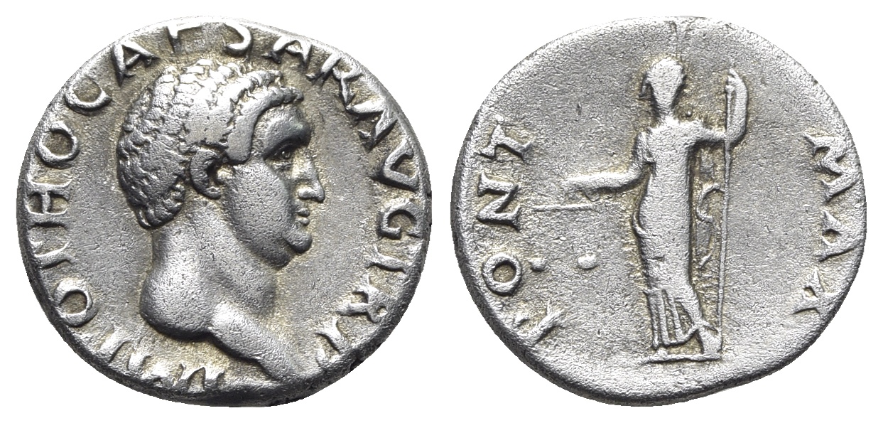 Otho (ad 69). Ar Denarius. Rome, March-mid April. R  Aequitas