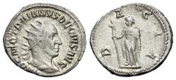 Ancient Coins - Trajan Decius (AD 249-251). AR Antoninianus. Rome mint. R/ DACIA