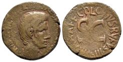 Ancient Coins - Augustus (27 BC-AD 14). Æ As - C. Plotius Rufus, moneyer