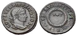 Ancient Coins - Constantine II (Caesar, 316-337). Æ Follis - Nummus. Siscia.  VOT/ X