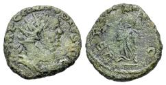 Ancient Coins - Carausius ((Romano-British Emperor, AD 286-293). Æ Radiate - Antoninianus. R/ UBERTAS ? UNPUBLISHED