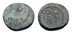 Ancient Coins - Anastasius I (491-518). Æ Nummus. Constantinople, 491-498. R/ MONOGRAM