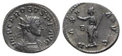 Ancient Coins - Probus (276-282). Radiate / Antoninianus - Lugdunum - R/ Pax