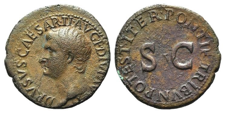 Drusus Caesar 19 23 Ae As Roman Imperial Coins