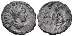 Ancient Coins - Tetricus II (Caesar, AD 273-274). Æ Radiate / Antoninianus. Treveri.  R/ SPES