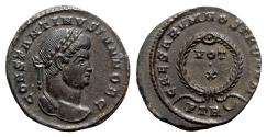 Ancient Coins - Constantine II (Caesar, 316-337). Æ Follis - Treveri