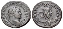 Ancient Coins - Galerius (As Caesar, AD 293-305). Æ Follis. Treveri (Trier) mint, 1st officina. Struck circa AD 295.