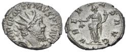 Ancient Coins - Postumus (Romano-Gallic Emperor, AD 260-269) AR Antoninianus. Treveri (Trier) mint. R/ UBERTAS