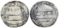 Ancient Coins - Abbasid, Al-Rashid (AH 170-193 / AD 786-809). AR Dirham. Madinat al-Salam, AH 181.