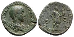 Ancient Coins - Philip II (Caesar, 244-247). Æ Sestertius