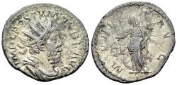 Ancient Coins - Postumus (260-269). AR Antoninianus. Treveri, 263-5. R/ MONETA