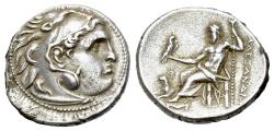 Ancient Coins - Kings of Thrace, Lysimachos (circa 301-297 BC) AR Drachm. In the name and types of Alexander III of Macedon. Kolophon.