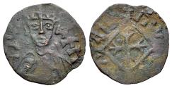 Ancient Coins - AXUM. Hataz (Hethasa). (600-circa 620). Æ 16mm R/ Cross within lozenge.