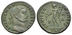 Ancient Coins - Maximinus II Daia (Caesar, AD 305-309) Æ Nummus -Follis. Alexandria. R/ GENIO