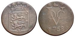 Ancient Coins - Netherland East Indies, VOC coinage, West Friesland, copper duits 1768.