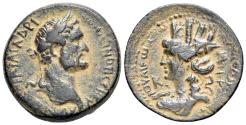 Ancient Coins - Antoninus Pius (138-161). Seleucis and Pieria, Laodicea ad Mare. Æ 24mm, year 188 (140/1).  R/ Turreted and draped bust of Tyche
