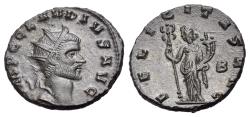 Ancient Coins - Claudius II Gothicus (AD 268-270). AE Antoninianus. Rome mint, 2nd officina. Issue IIa, AD 268-269. R/ FELICITAS