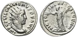 Ancient Coins - Gallienus (253-268). AR Antoninianus. Rome. R/ Victory