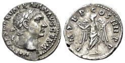 Ancient Coins - Trajan (AD 98-117). AR Denarius. Rome, AD 101-102. R/ VICTORY