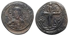 Ancient Coins - Anonymous, time of Nicephorus III (1078-1081). Æ 40 Nummi - Follis. Constantinople. Bust of Christ Pantokrator facing