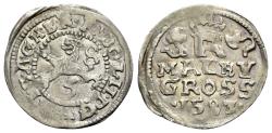 World Coins - Holy Roman Empire, Habsburg. Rudolph II (1576-1608). AR Maley-Groschen 1583. Kuttenberg.